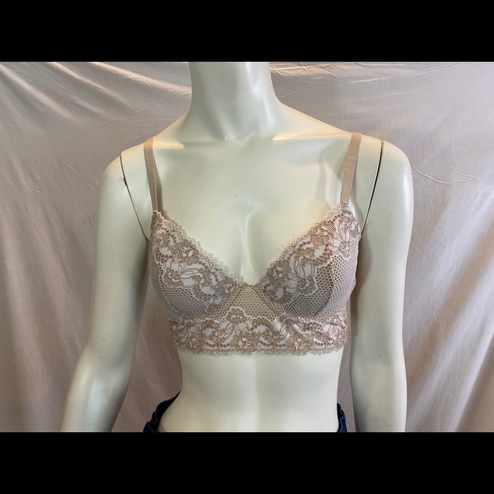 NEW Natori Josie Nude Lace Underwire Bra 34B